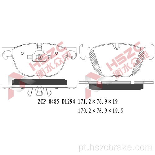 FMSI D1294 PAT DE FREIO CERAMICO PARA BMW